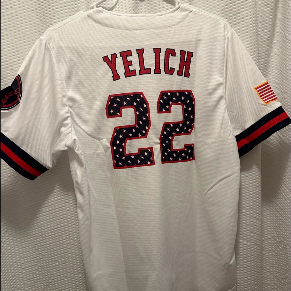 USA MKE Brewers Yelich Jersey